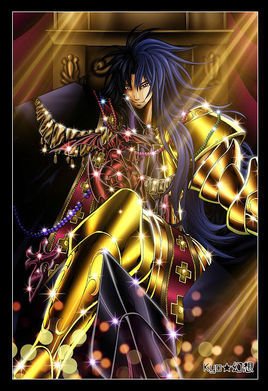 《冥王神话the lost canvas》中的双子座黄金圣斗士.