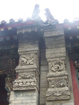 墀头(chi tou)中国古代传统建筑构建之一.