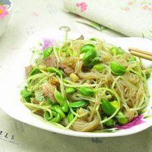 豆芽菜拌粉丝