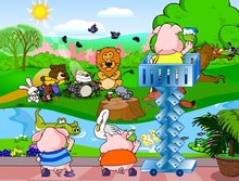 三只小猪盖房子