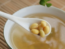 煨黄豆汤