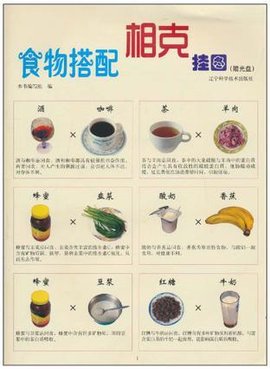 食物搭配相克挂图