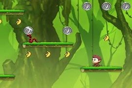 小猴跳香蕉