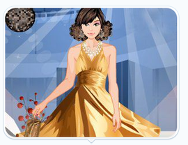 女孩的盛装晚会