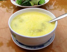 四季豆玉米渣粥