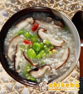 海参香菇小米粥