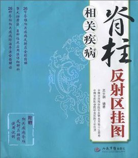 相关疾病脊柱反射区挂图