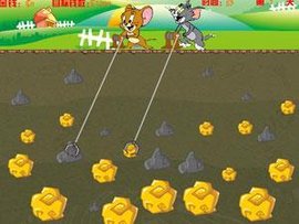 双人猫和老鼠黄金矿工