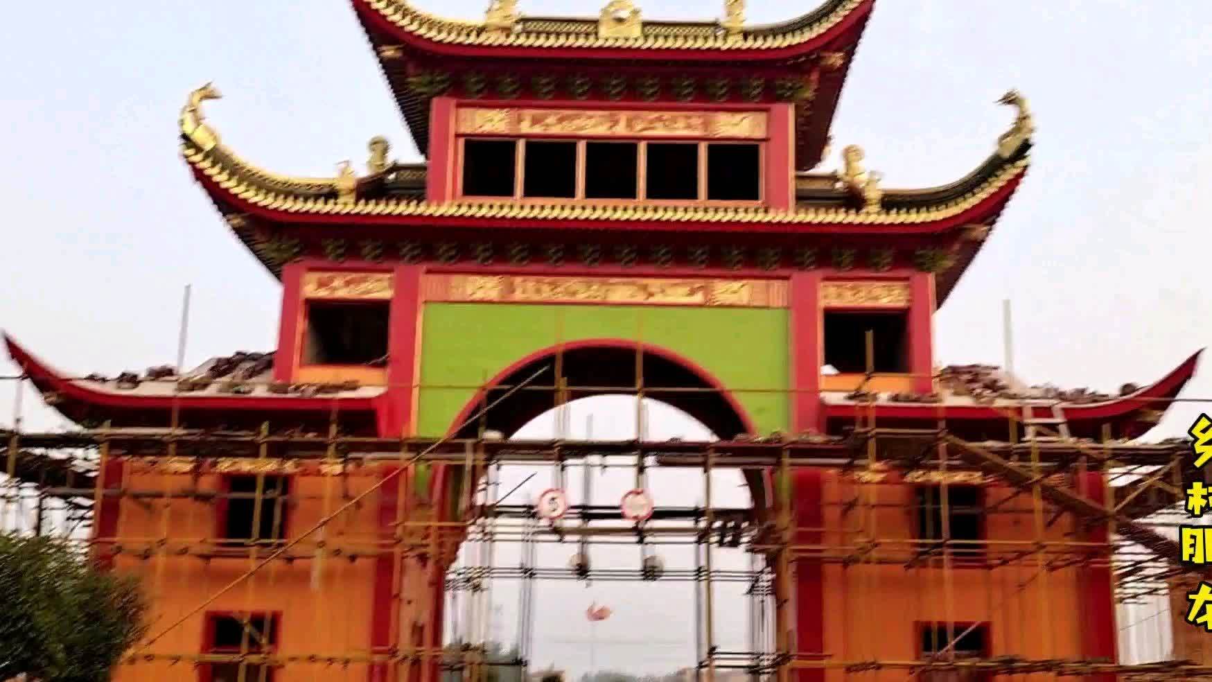 坐标:汉川市麻河镇太平寺,投资17亿的在建寺庙