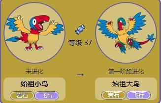 口袋妖怪白金光 始祖小鸟能进化吗?_360问答