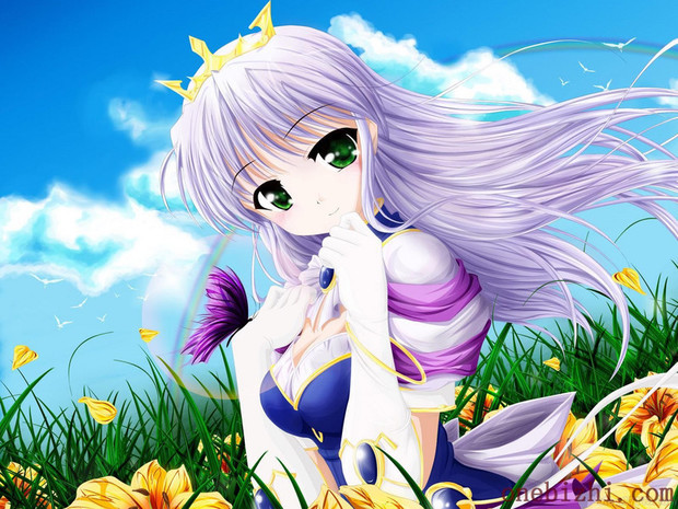 求几张好看的动漫美女图【不要太冷的】