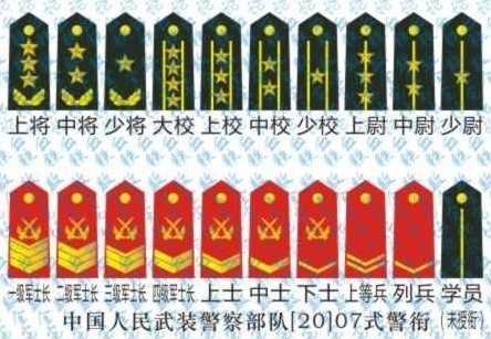 武警少将警衔是什么级别_360问答