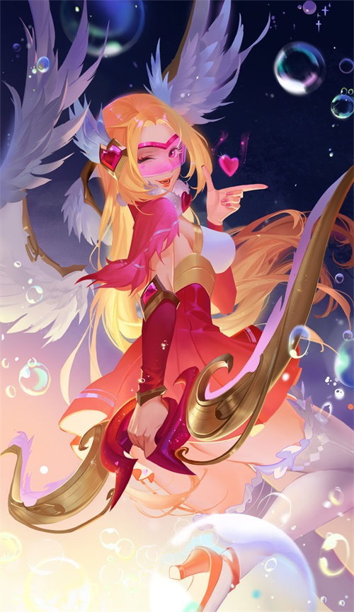 粉红年代,觅心女神《小冰冰传奇》以太射手新皮肤甜美亮相